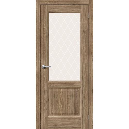 Дверь межкомнатная Браво 33 цвет Original Oak White Сrystal