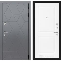 Металлическая входная дверь Лабиринт модель Космо 11 софт белый