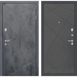 Металлическая входная дверь Лабиринт модель Лофт 24 софт графит