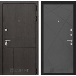 Металлическая входная дверь Лабиринт модель Урбан 24 графит