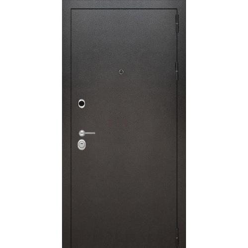 Металлическая входная дверь МД 4 под панель, цвет Темное серебро.
