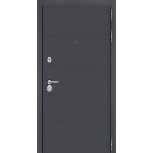 Металлическая входная дверь МД 16 под панель, цвет Графит софт