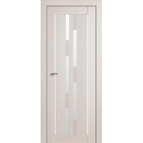Дверь межкомнатная Profilo Porte  PS 33  цвет Эшвайт, стекло Белый сатинат