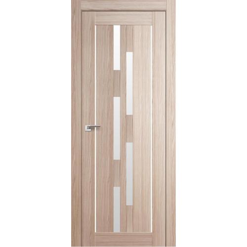 Дверь межкомнатная Profilo Porte  PS 33  цвет Капучино, стекло Белый сатинат