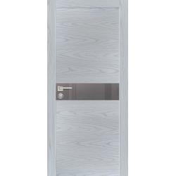 Дверь межкомнатная Profilo Porte PX 13 цвет Дуб скай серый кромка алюминиевая с 2 сторон,вставка стекло