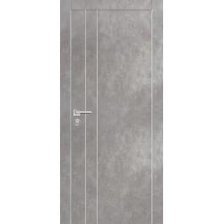 Дверь межкомнатная Profilo Porte PX 14 цвет Бетон кромка алюминиевая с 2 сторон