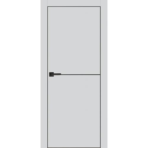 Дверь межкомнатная Profilo Porte PX 19 цвет Агат черная алюминиевая с 4 сторон