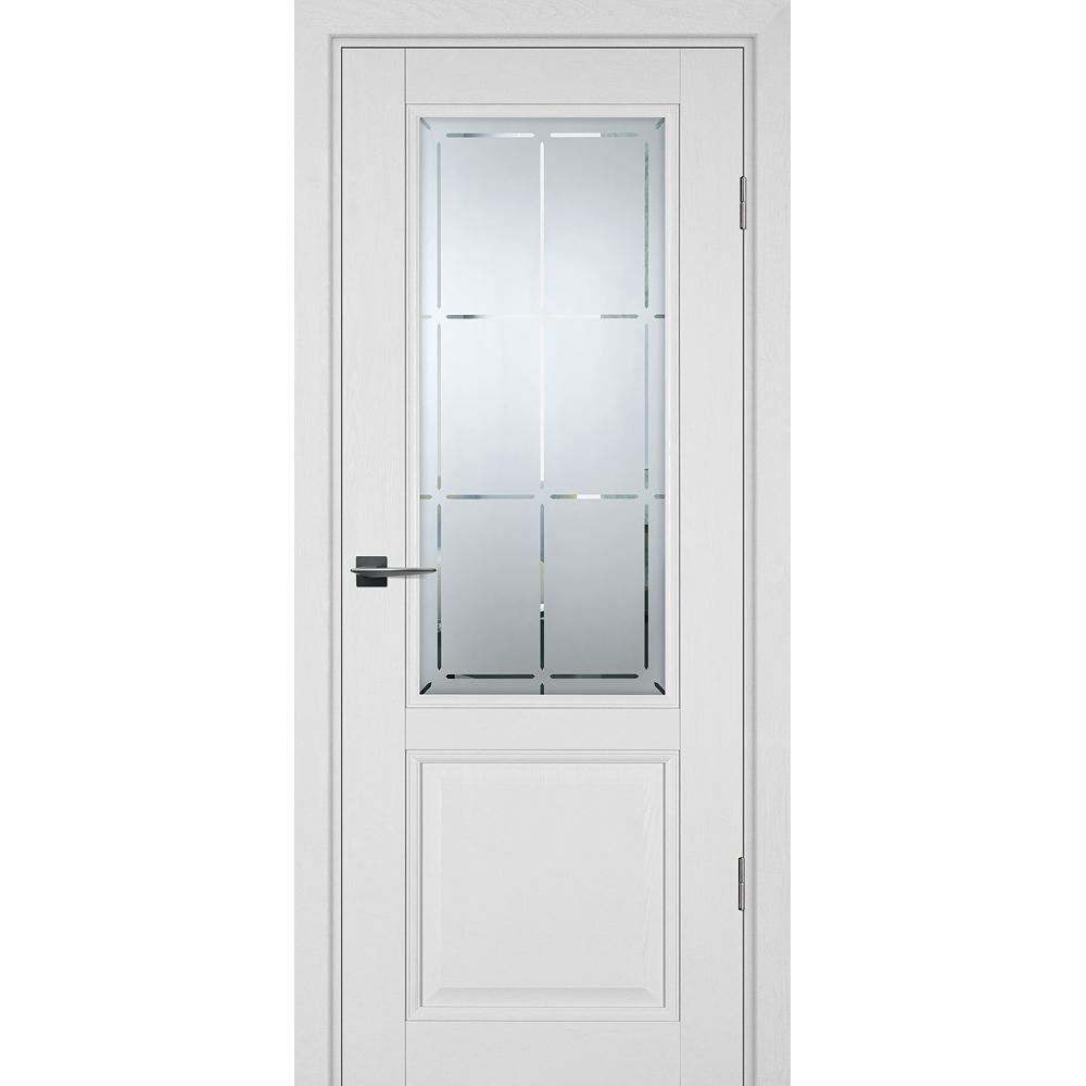 Дверь межкомнатная Profilo Porte PSU 38 белое дерево стекло