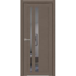 Дверь межкомнатная Uberture 30008 цвет Тортора софт зеркало серебро